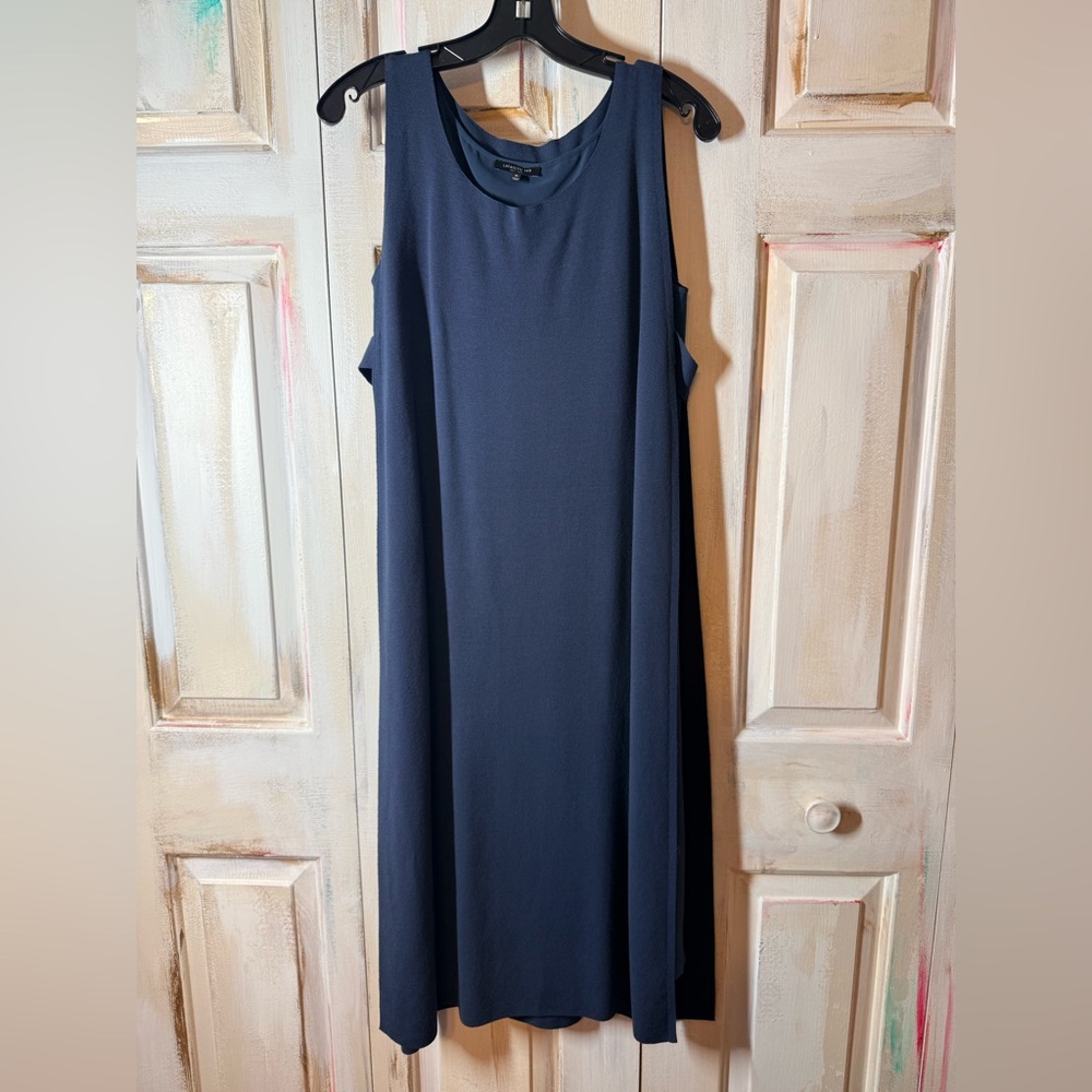 Lafayette 148 New York Navy Maxi Dress